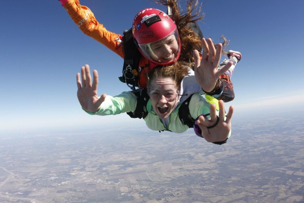 Ellie Skydiving